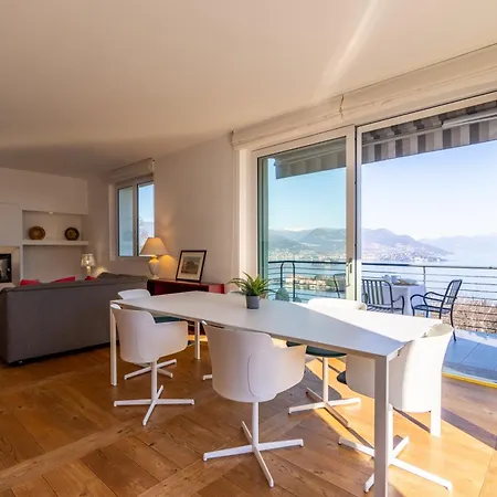 Panoramic Design On Maggiore! Sfarzoso Villa Levo